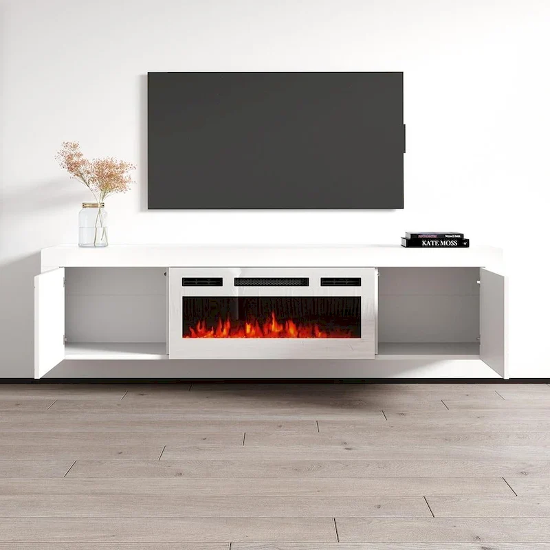 Dia WH-EF Electric Fireplace 71 TV Stand