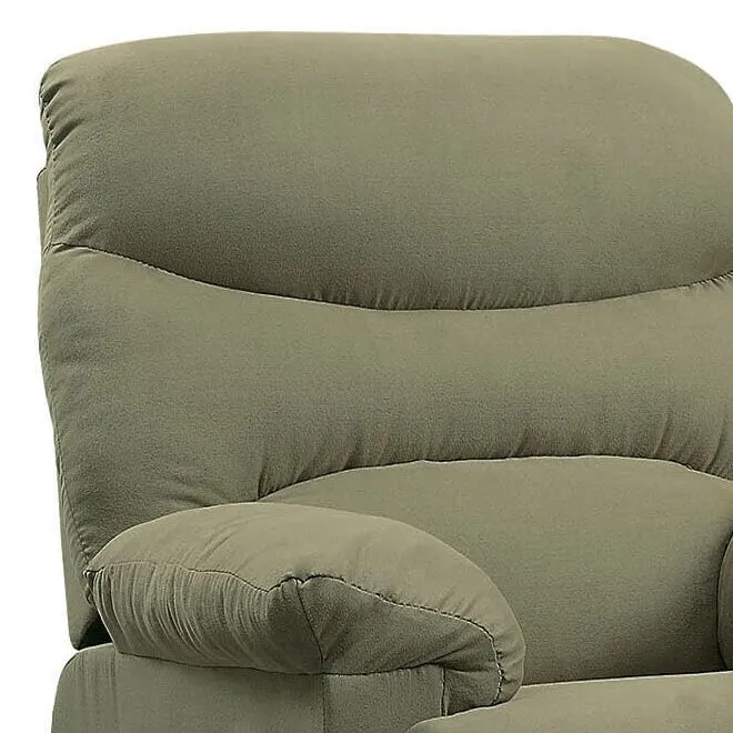 Pillow Top Arms Recliner with Tufted Back