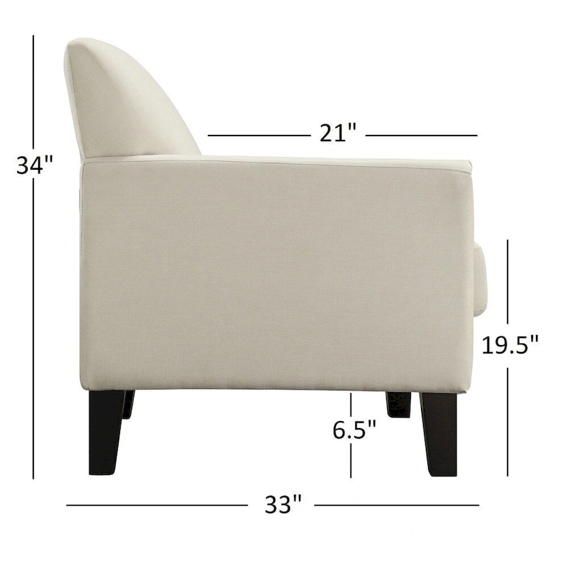 Uptown Modern Accent Chair by iNSPIRE Q Classic
