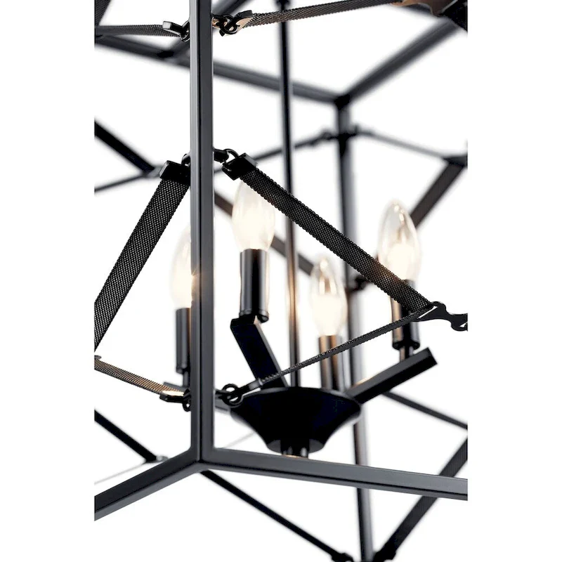Kichler Lighting Sevan 4-Light Foyer Pendant Black
