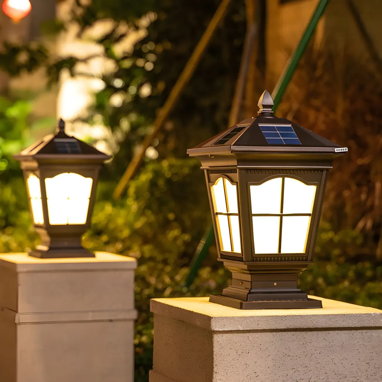 3 Color Light Decorative Contemporary Outdoor Post Light