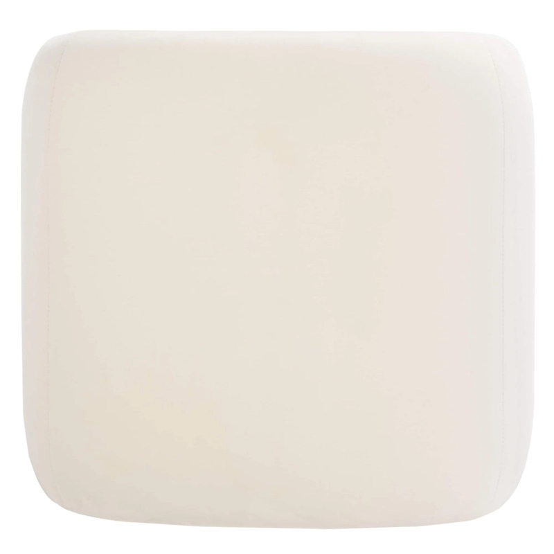 SAFAVIEH Alize Curved Waterfall Velvet Ottoman