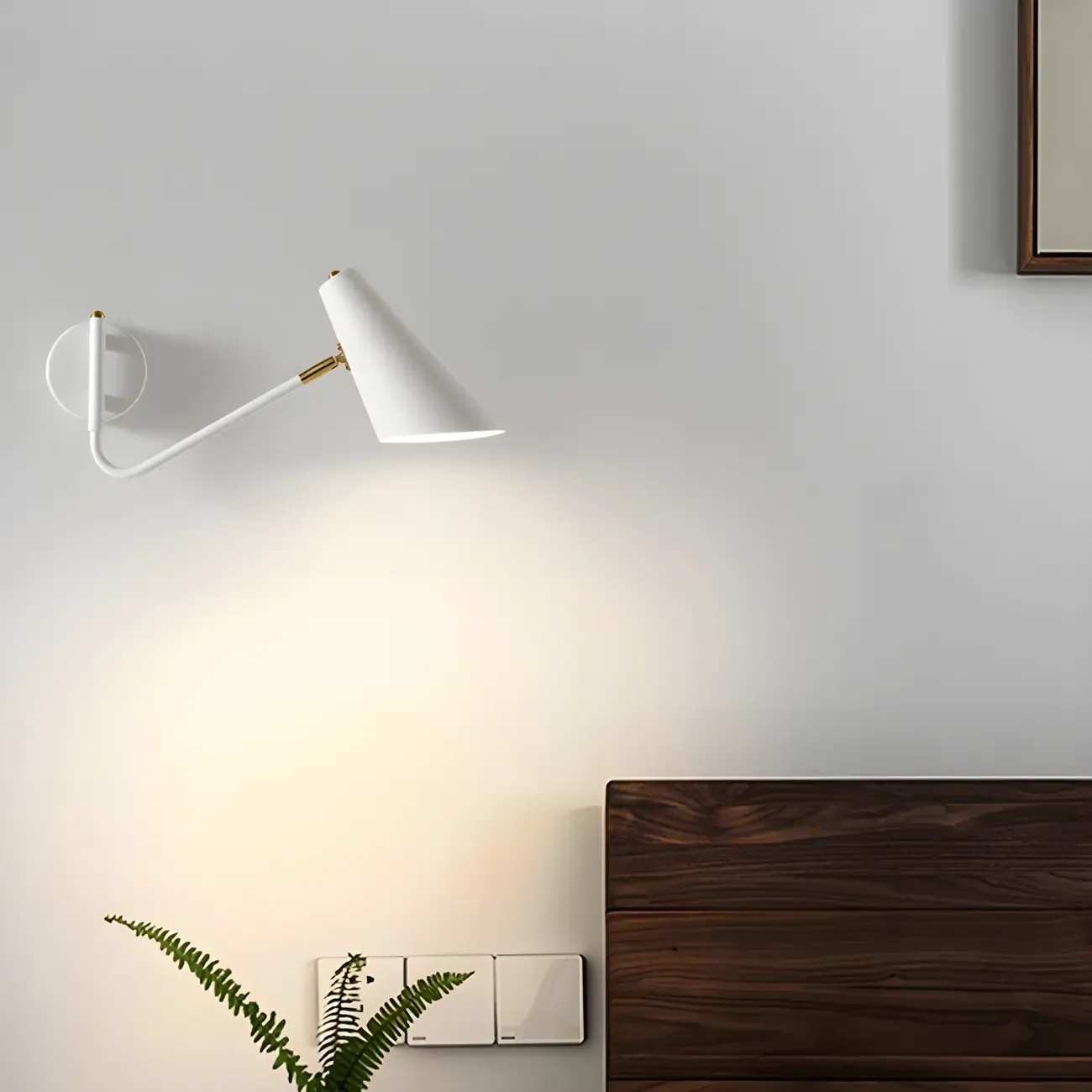 Modern Metal Simple Swing Arm Wall Light