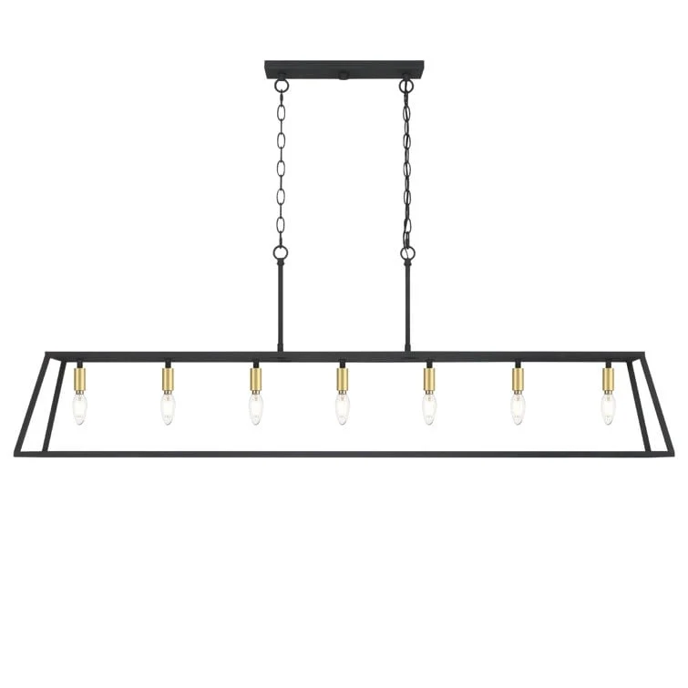 7-light Large Modern Farmhouse Kitchen Island Lighting - 55