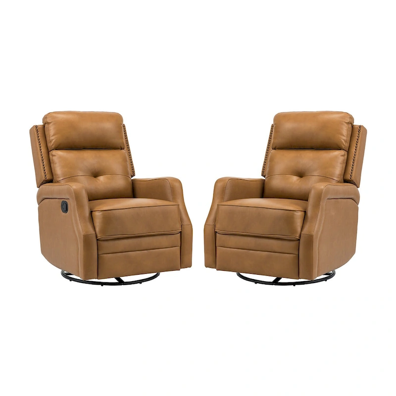 Beatriz Living Room Recliner Set Of 2 with Metal Base