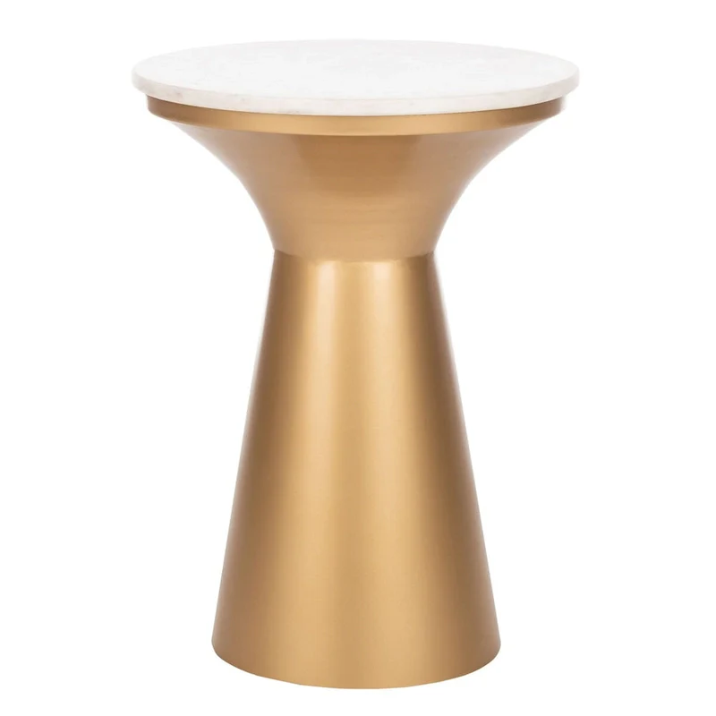 SAFAVIEH Nevada Pedestal End Table - 16 x 16 x 22 - 16Wx16Dx22H