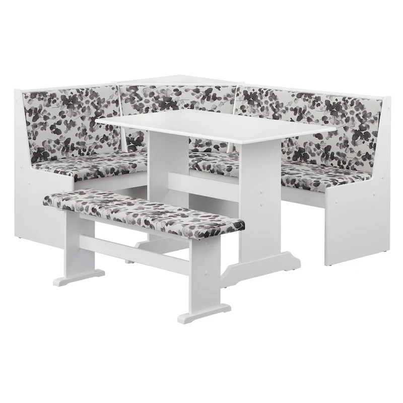 Simple Living 3-piece Lacey Upholstered Nook Set