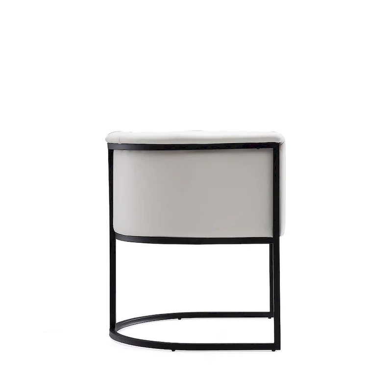 Faux Leather Dining Chairs Set of 2 - Pebble/White/Saddle/Tan/Black