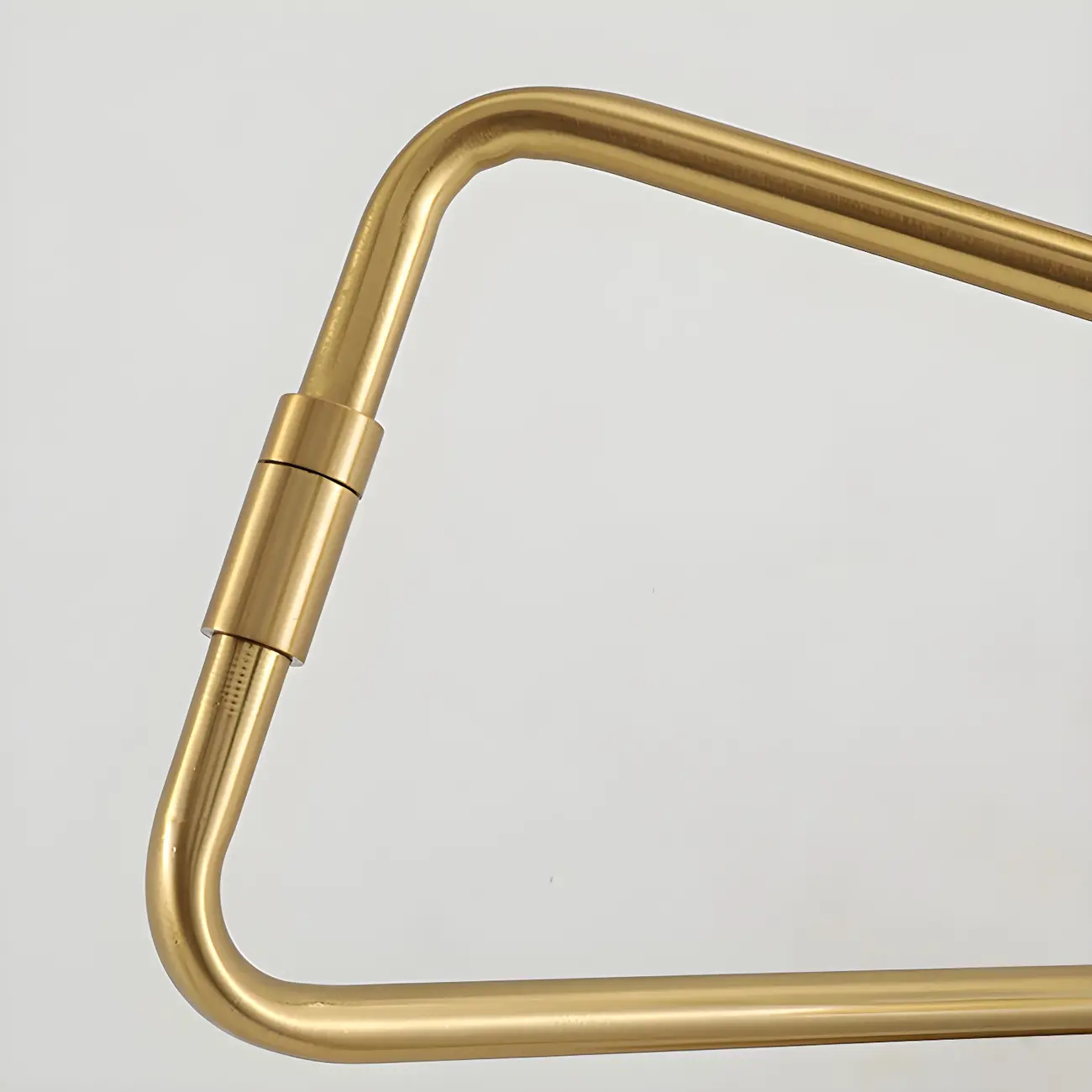 Modern Brass Black Adjustable Swing Arm Wall Light