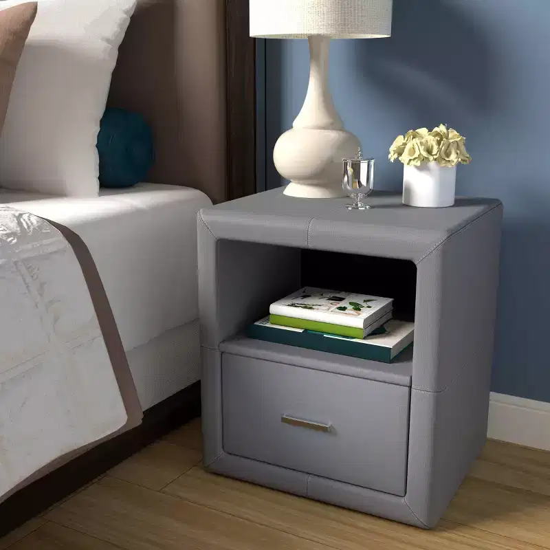 Reunion Faux Leather Upholstered Nightstand - Eco Dream
