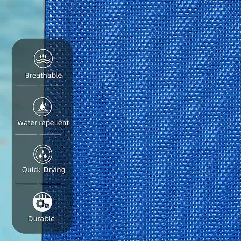 Patio Chaise Lounge Set, 3 Pieces Aluminum Adjustable Pool Lounge Chairs Sunbathing Recliner with Headrest, 1 Table