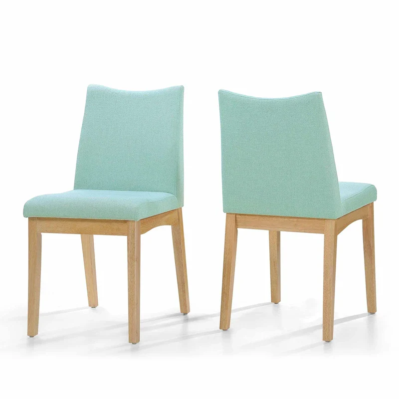 Mid-Century Fabric Dining Chair (Set of 2)