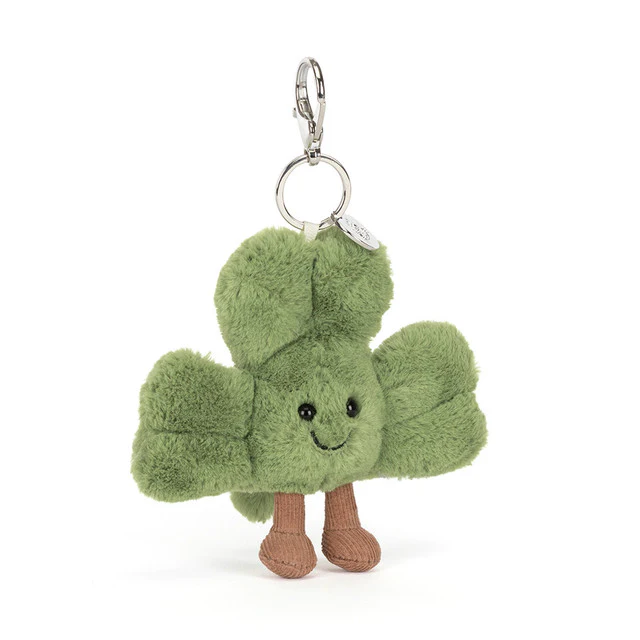 Jellycat Amuseables Siofra Shamrock Bag Charm 10cm