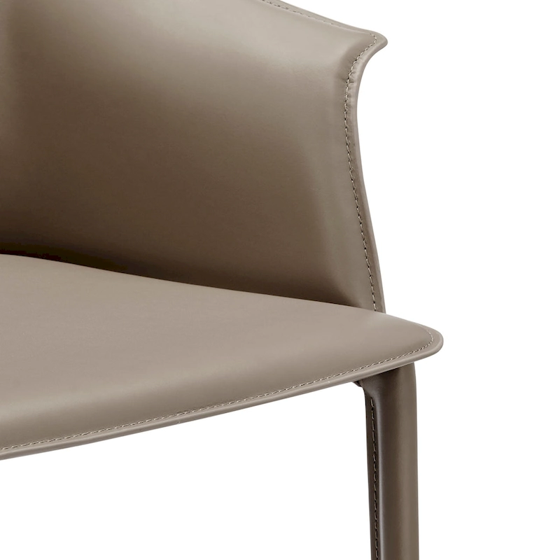 Callie Recycled Leather Dining Arm Chair