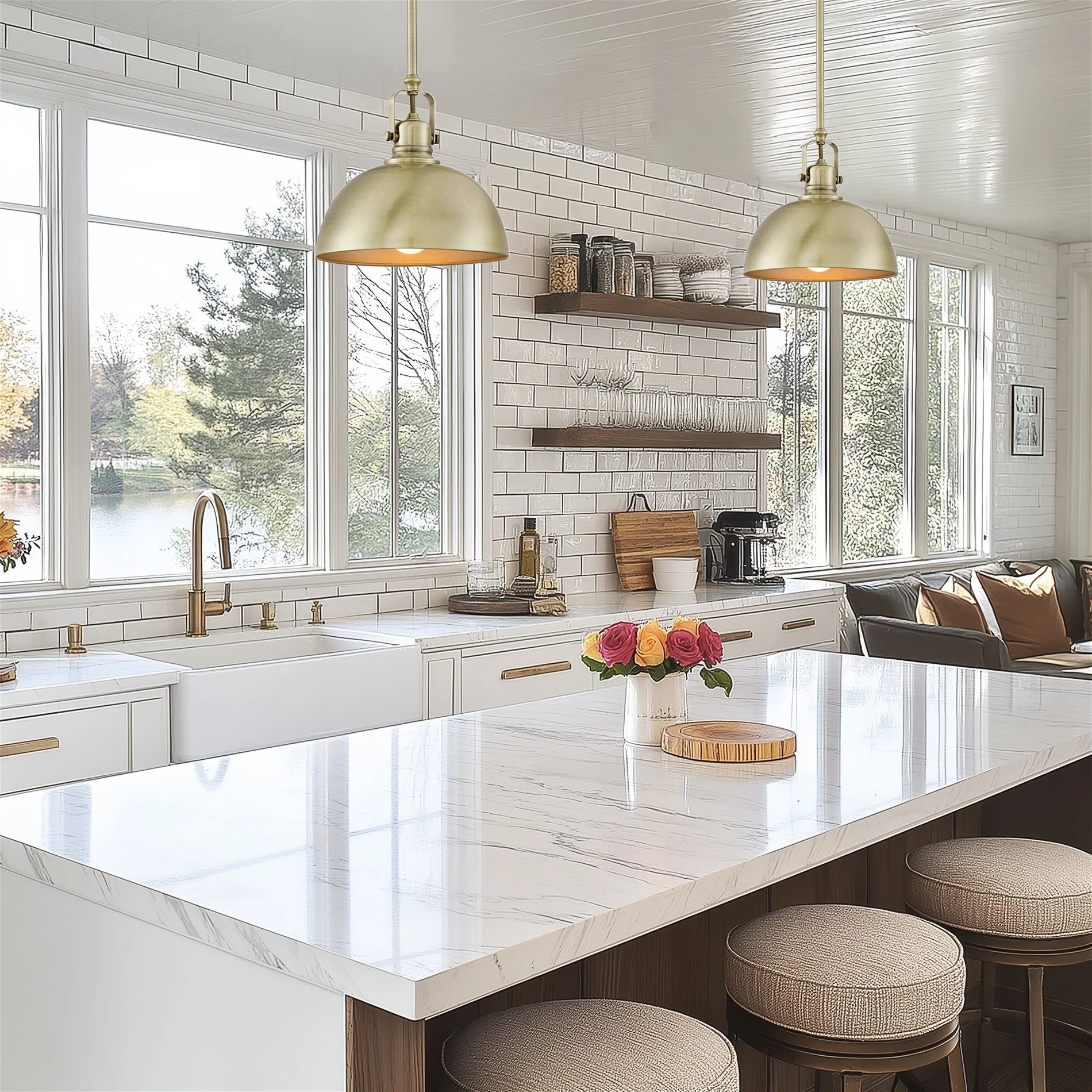 Belle 9 Contemporary Industrial Pendant Light