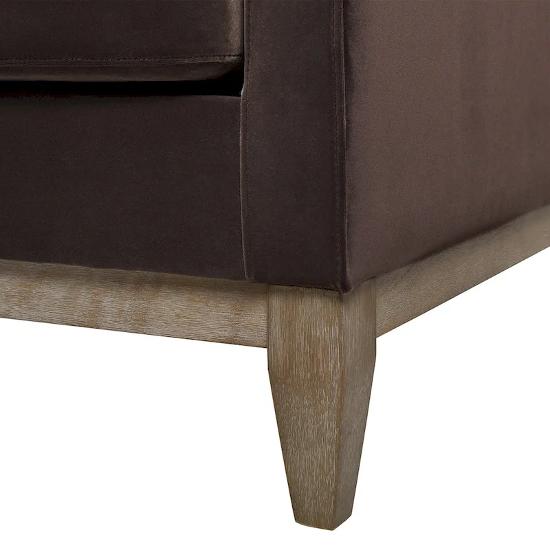 Knox 84 Modern Farmhouse Velvet Track Arm Sofa