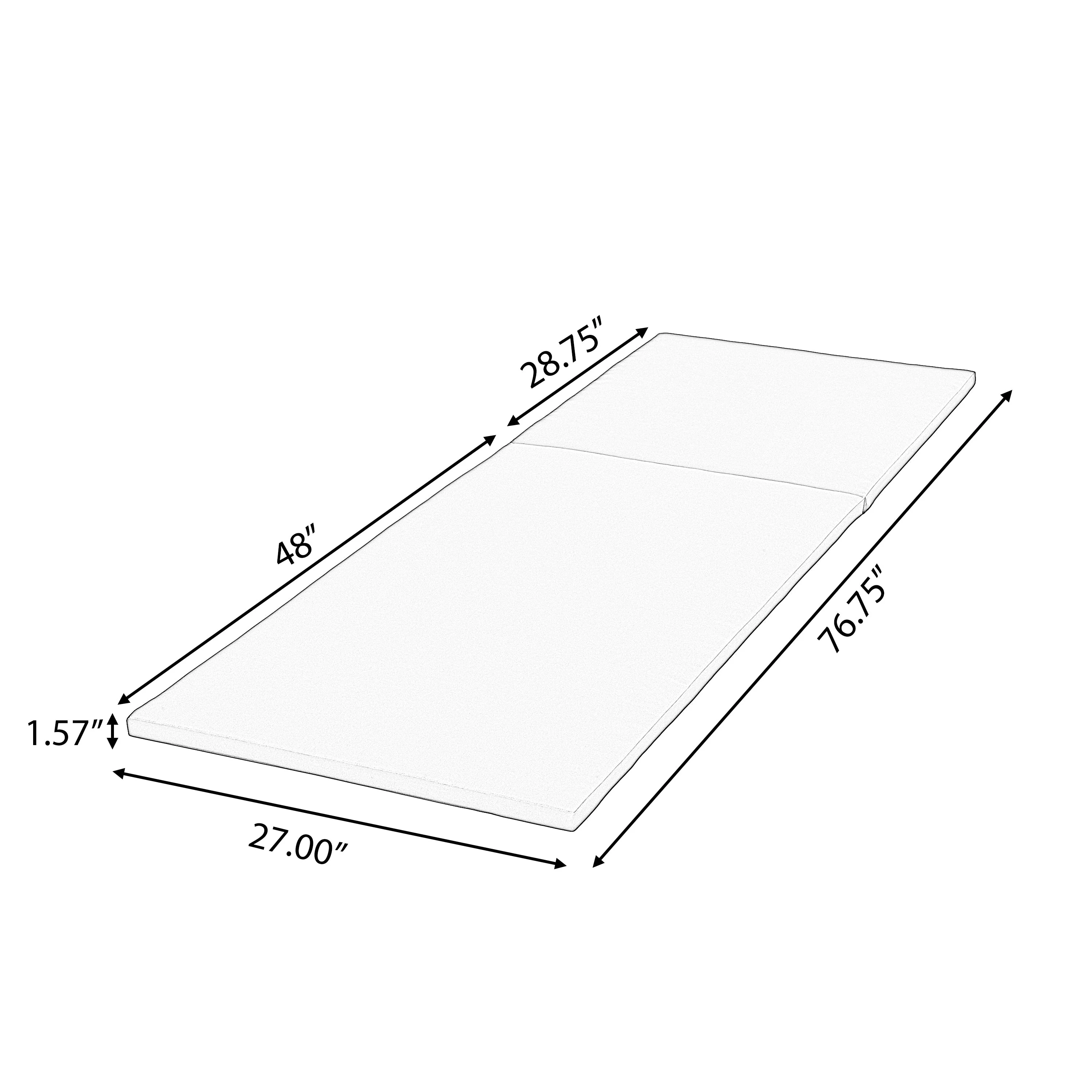 Walker Edison | Teak Lounge Chaise Sunbed