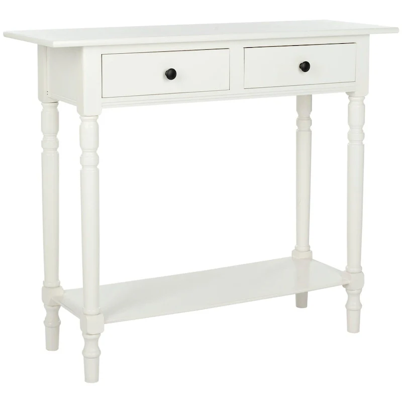 SAFAVIEH Arvilla Grey 2-Drawer Console Table - 37.8 x 13 x 31.9 - 38Wx13Dx32H