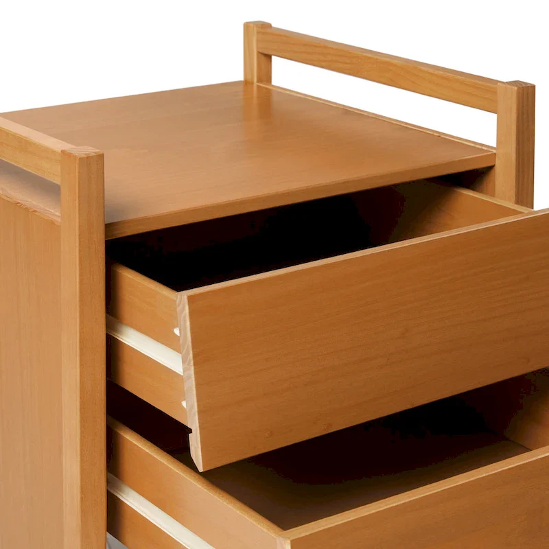 Middlebrook Designs Mid-Century Modern Solid Wood Nightstand