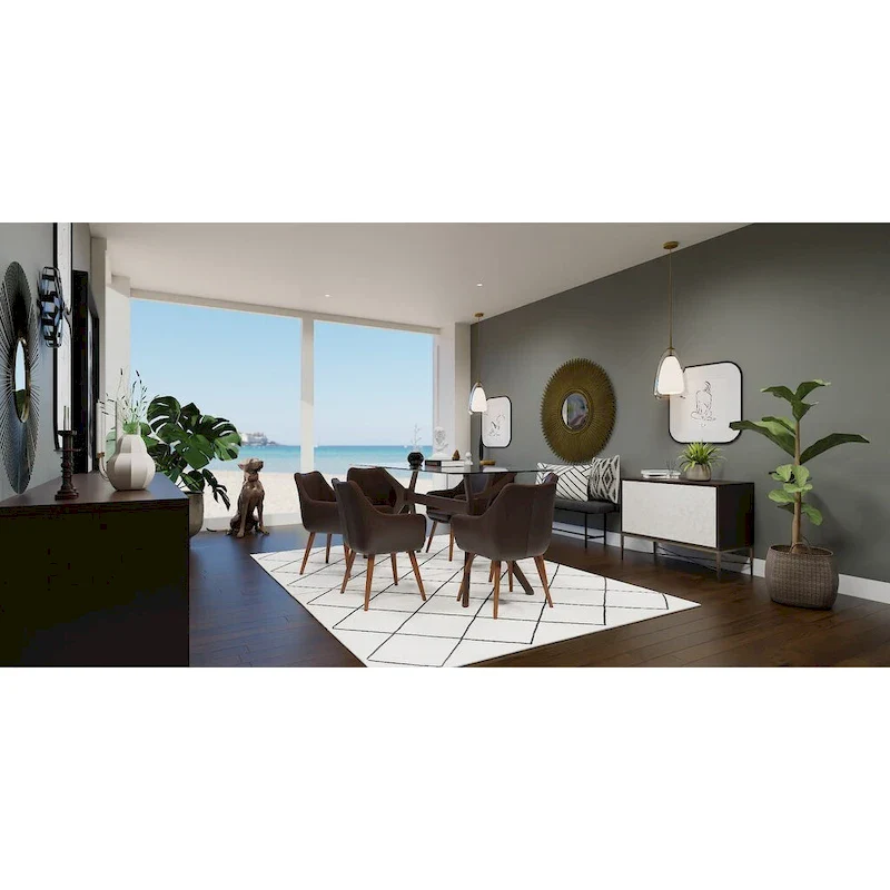 Aero 1-Light Aged Brass Pendant Light