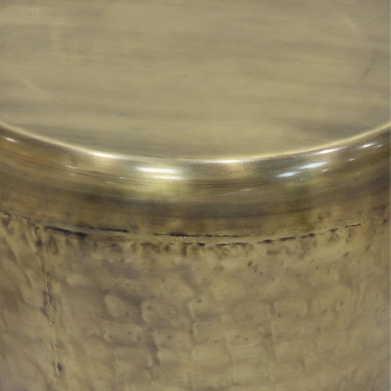 WYNDENHALL Beaton Industrial 20 inch Wide Metal Accent Side Table, Fully Assembled - 20 W x 20 D x 22 H