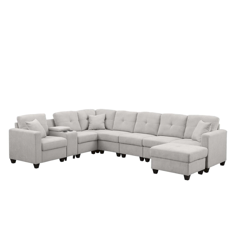 Velvet Modular Sectional Sofa
