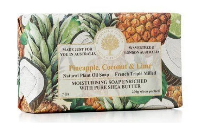Wavertree & London Soap Pineapple, Coconut & Lime 200g
