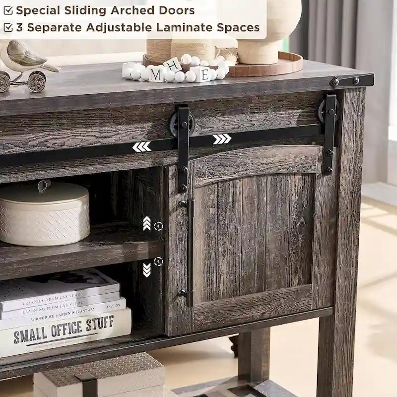 Farmhouse Entryway Table, Rustic Console Table, Wood Sofa Table