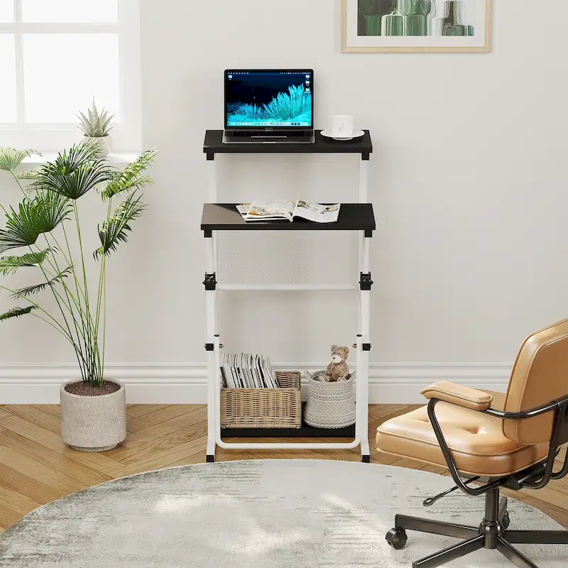 Standing Desk, Adjustable Height Laptop Table