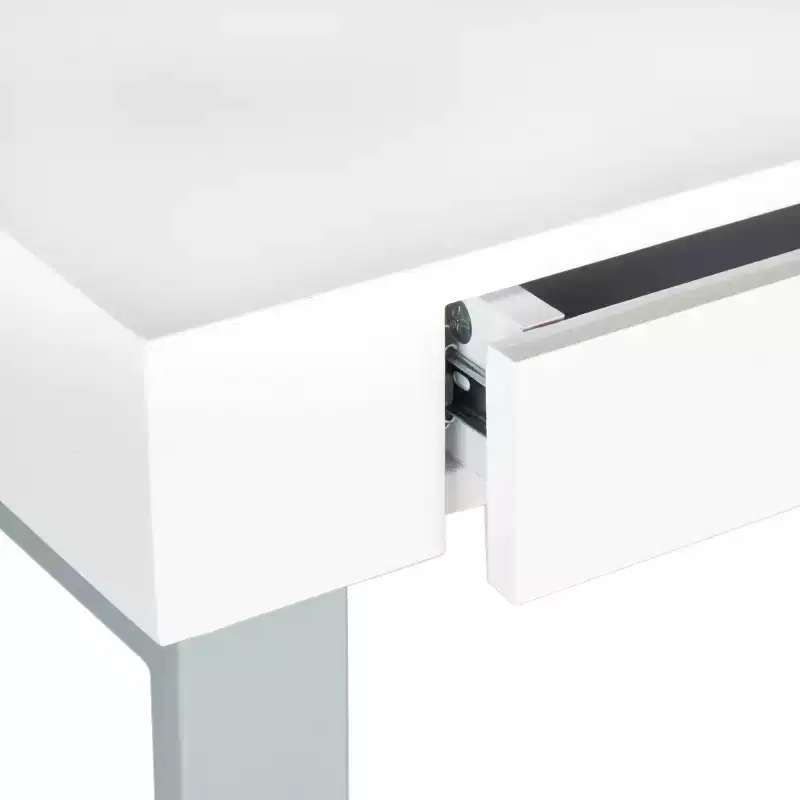 Barton Desk - FOX2206 - White/Grey - Safavieh Couture