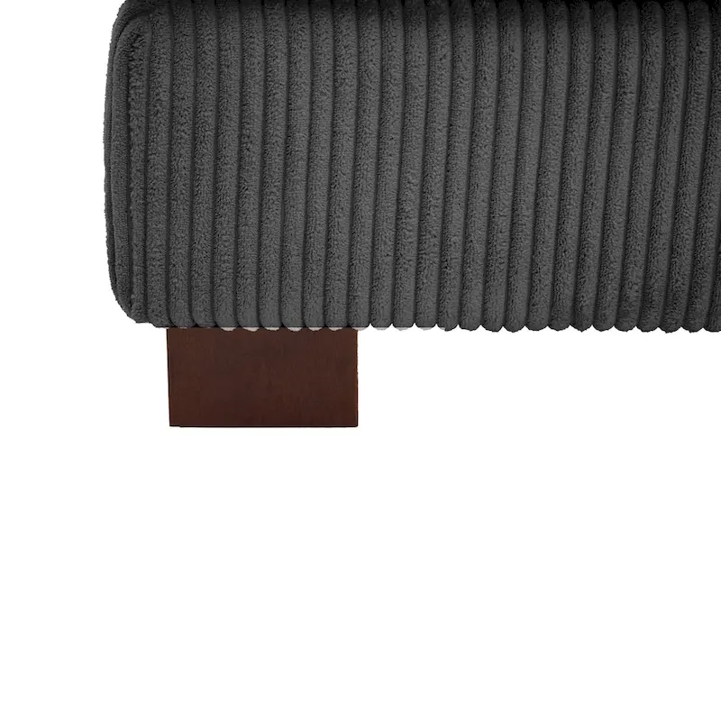 Modern Upholstered Armless Chair Accent Chair