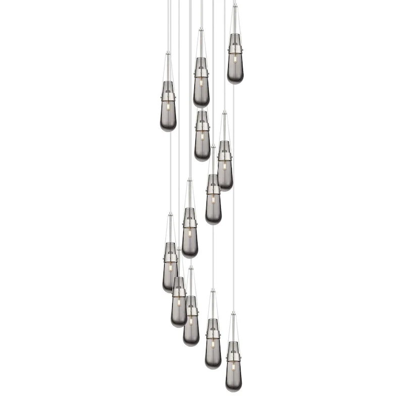 Innovations Lighting 126-452-1P-21-24 Milan Pendant Milan 12 Light 24