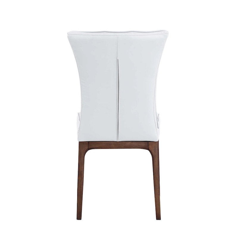 Somette Modern Tufted Side Chair with Solid Wood Frame, Set of 2