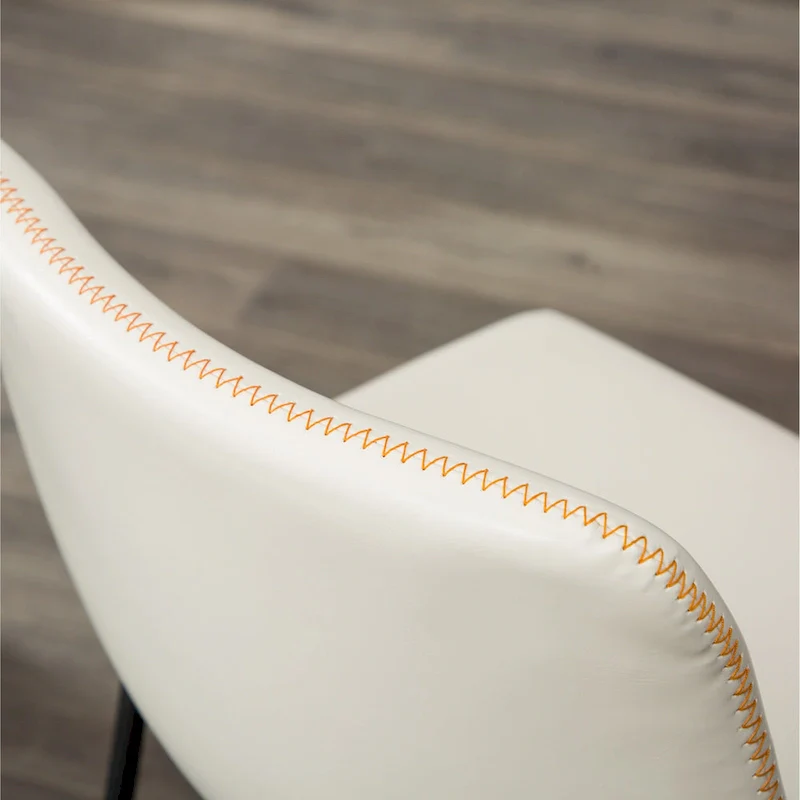 Roundhill Furniture Lotusville 7-pc. Counter-height Black Wood Dining Set