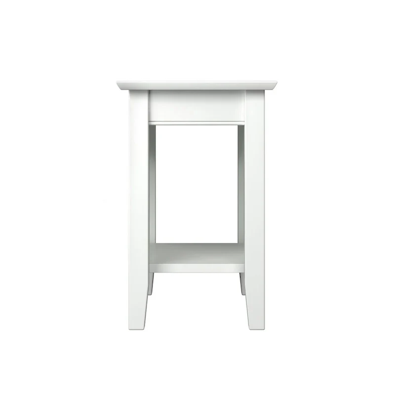 AFI Nantucket Chair Side Table with Built-in Charger