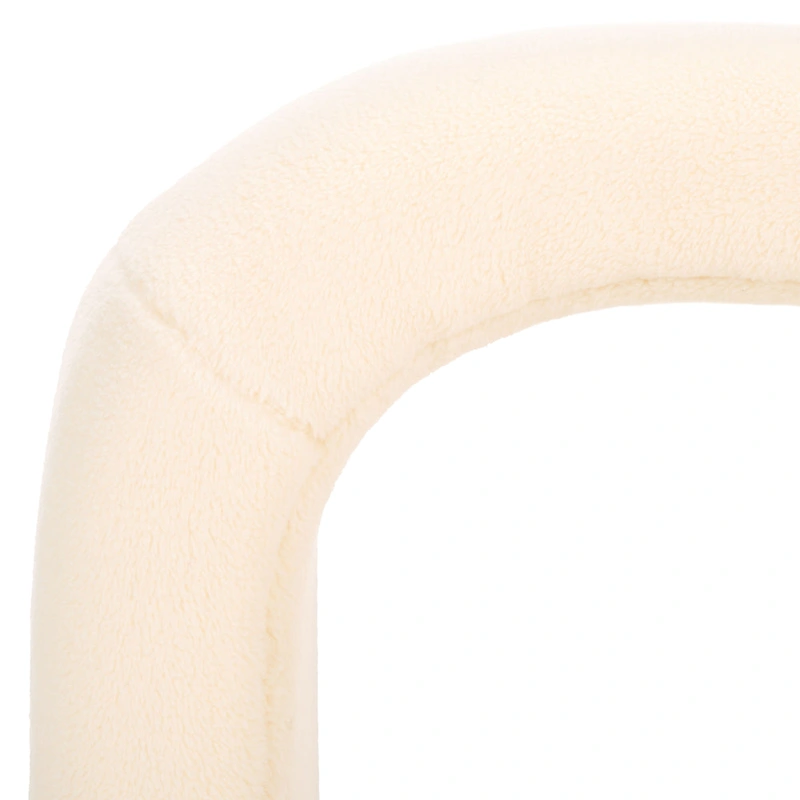 SAFAVIEH Alize Curved Waterfall Velvet Ottoman