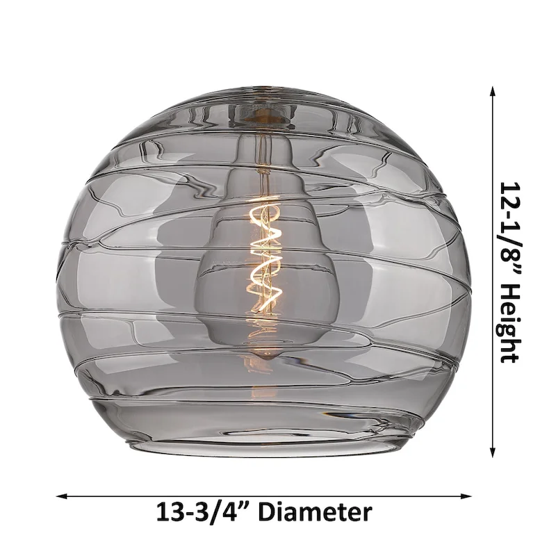 Innovations Lighting Athens Deco Swirl 1 Light 14  Pendant