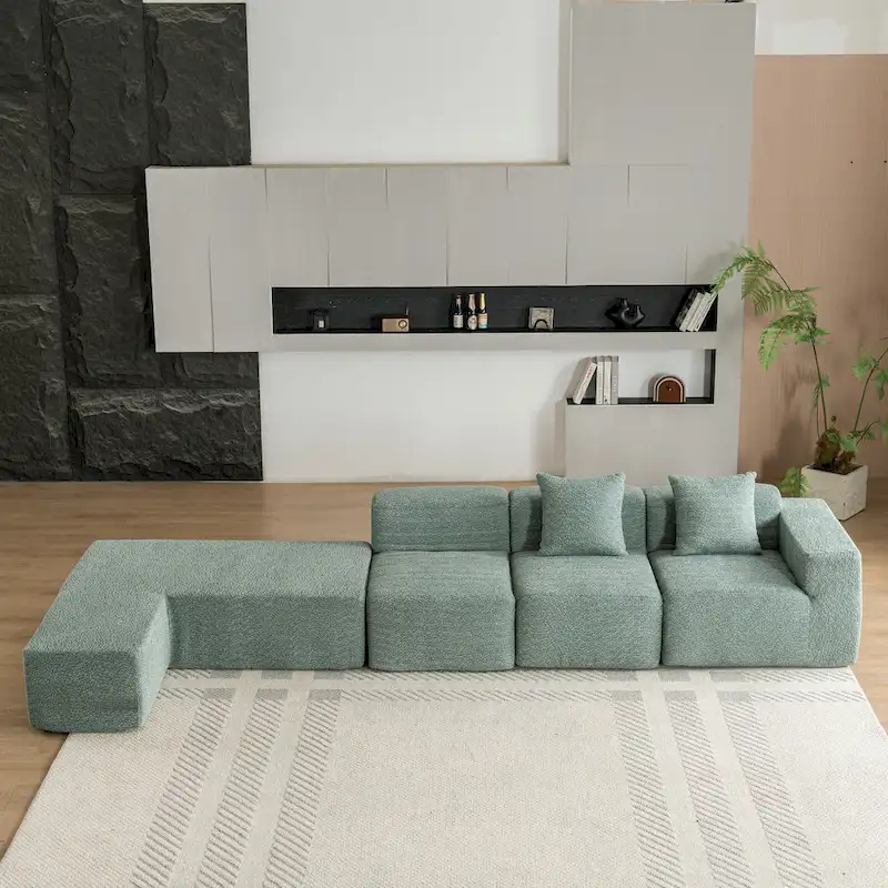 Sectional Sofa Full-compressed Sofa Couch Free-combined Sofa