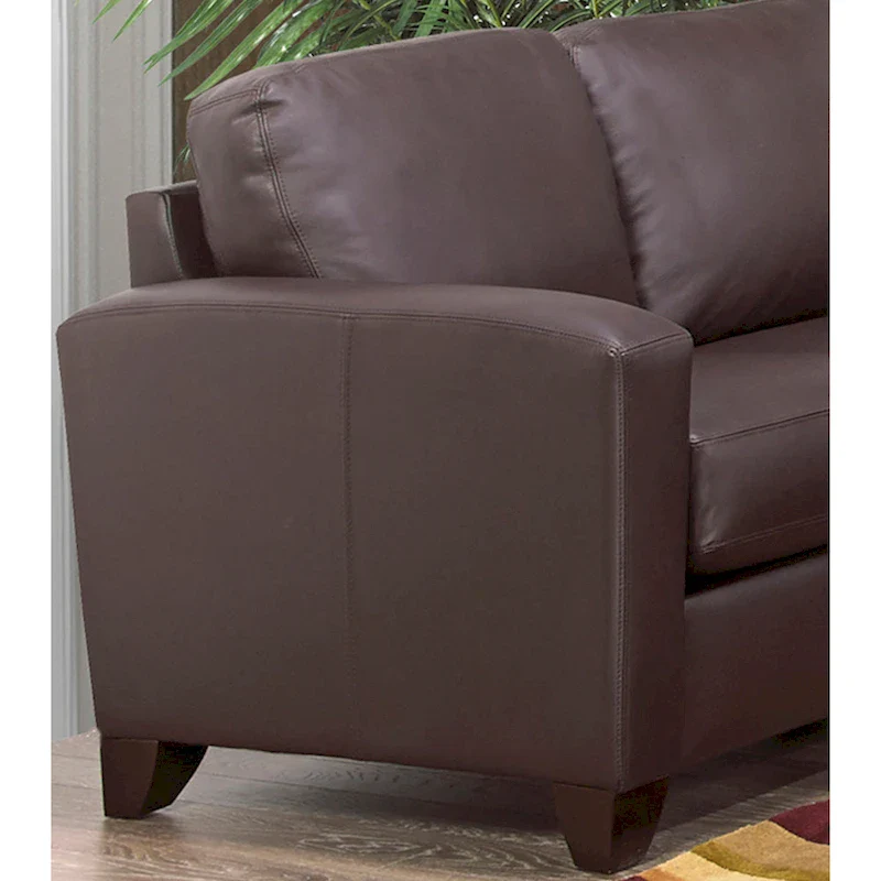 Bryce Italian Top Grain Leather Sofa and Loveseat Set