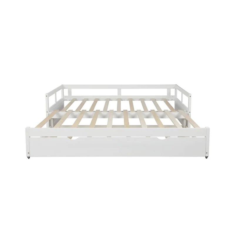 Extending Daybed with Trundle, Wooden Daybed with Trundle