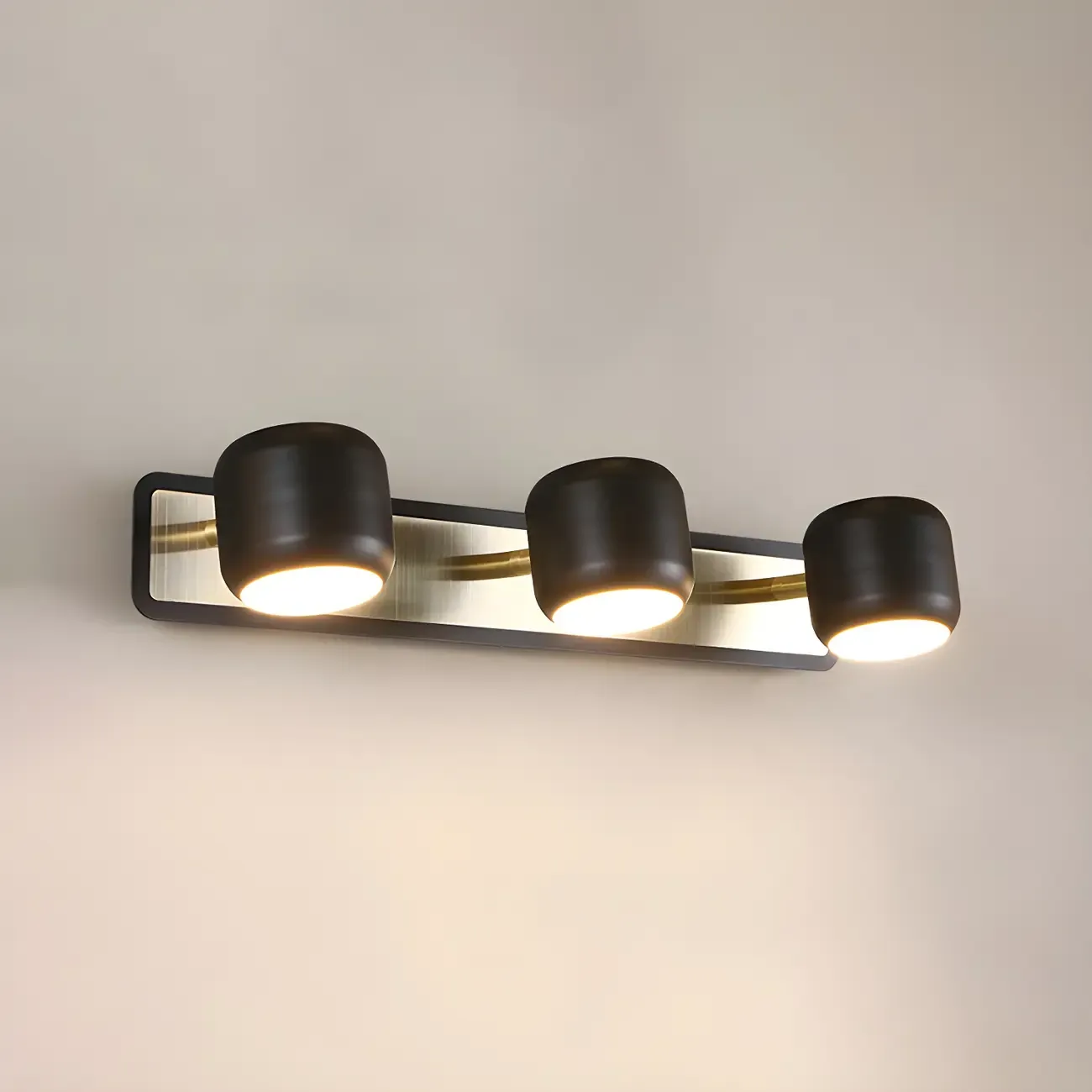 Modern Aluminum Cylinder Warm LED Bathroom Vanity Light