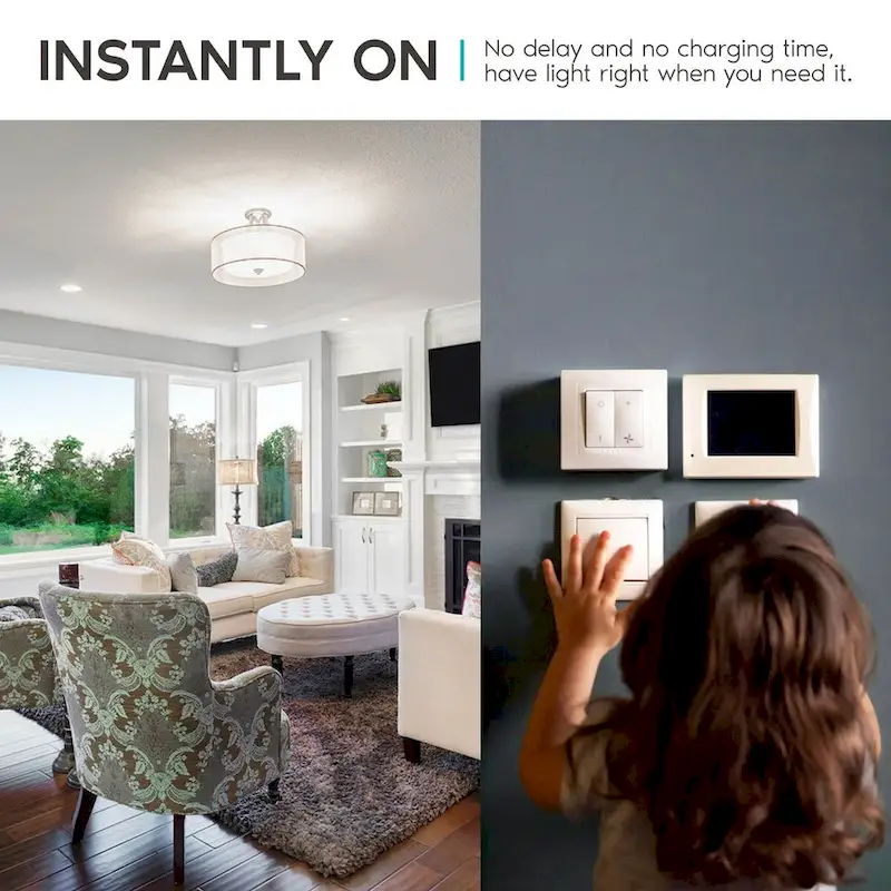 Luxrite A19 LED Light Bulb 60W Equivalent, Dimmable, 800 Lumens, Enclosed Fixture Rated, Energy Star, E26 Base (4 Pack)