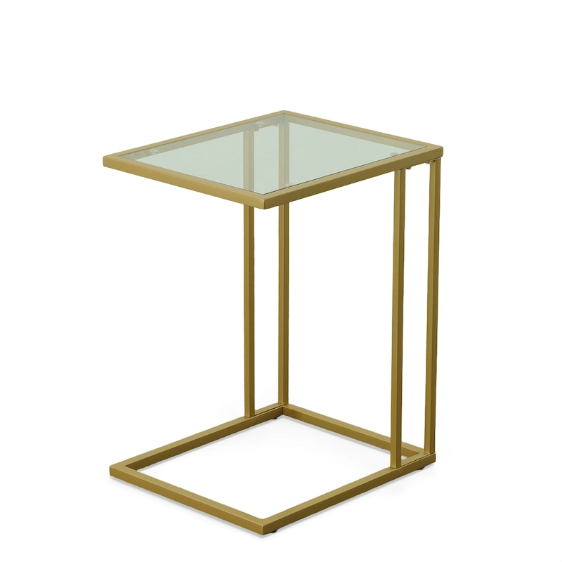 Gideon Glass Top C Table