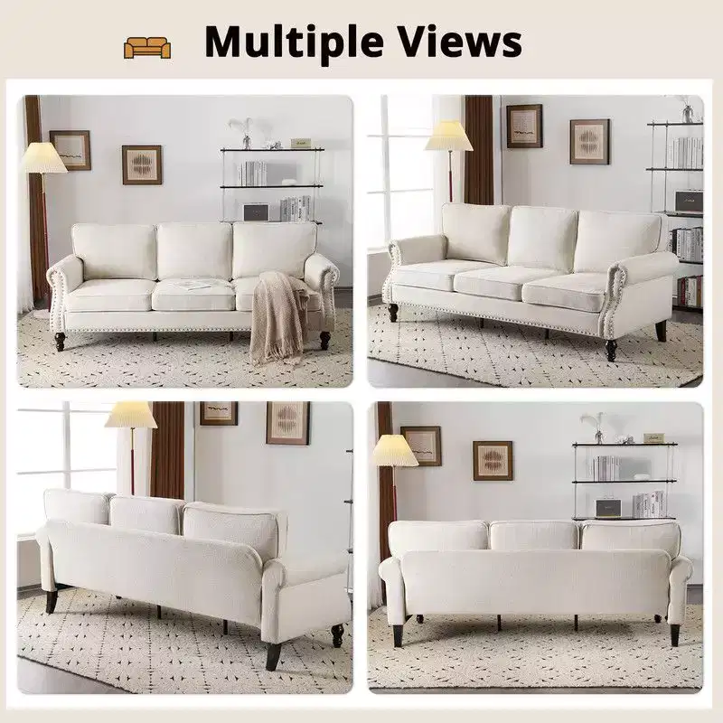 Karl Home |82.68 inch Wide 3-Seat Sofa