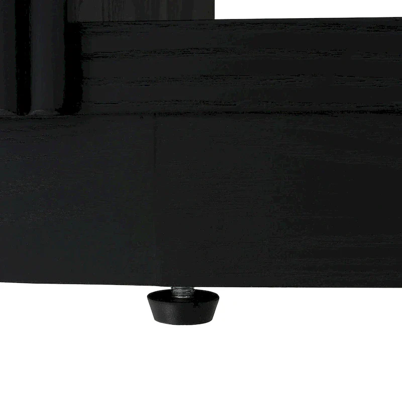 Modern Entryway Console Table - Slim Sofa Table with Open Shelf & Elegant Wood Grain, Multi-Functional Hallway Table