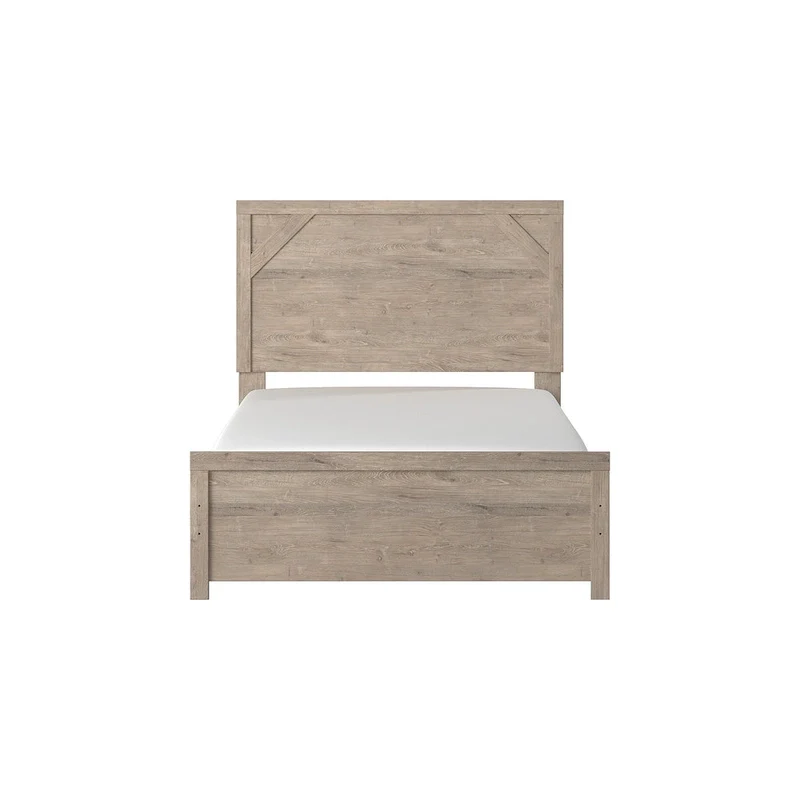 Senniberg Light Brown Panel Bed