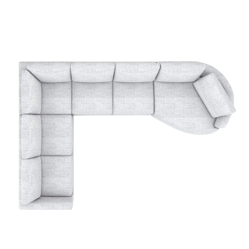 Laguna 165.5 L-Shape Modular Sectional Sofa with Chaise Lounge