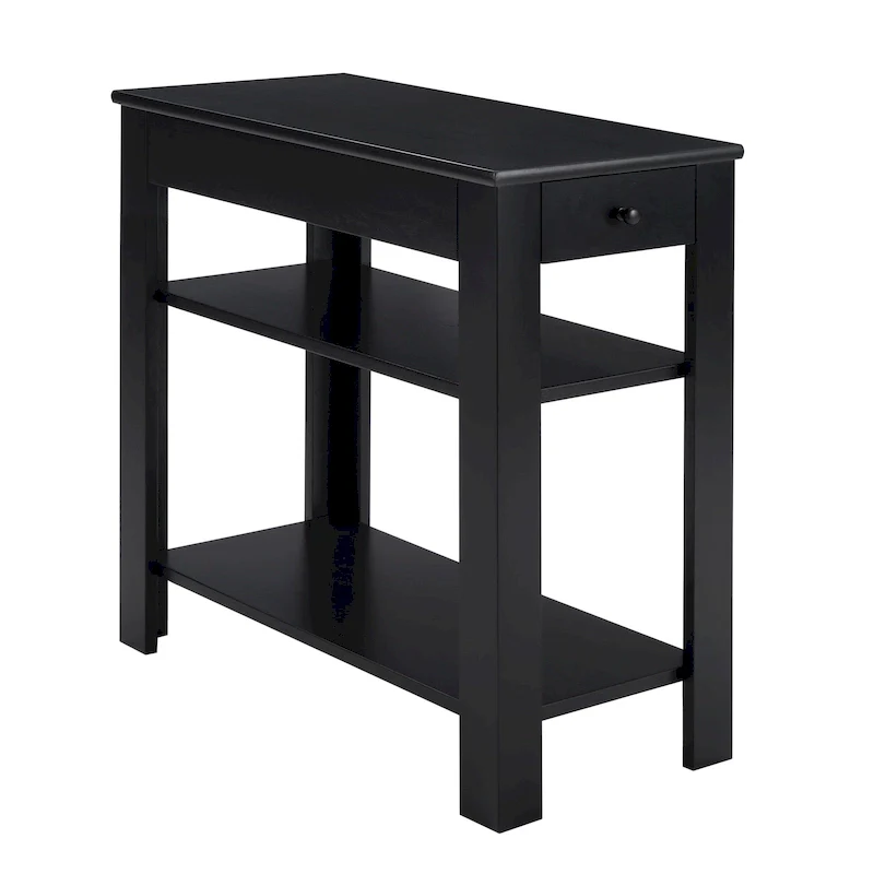 Single-Drawer Sofa Side Table with Shelf