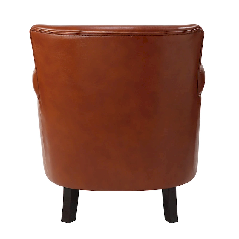 Hendrick Faux Leather Club Chair by Greyson Living