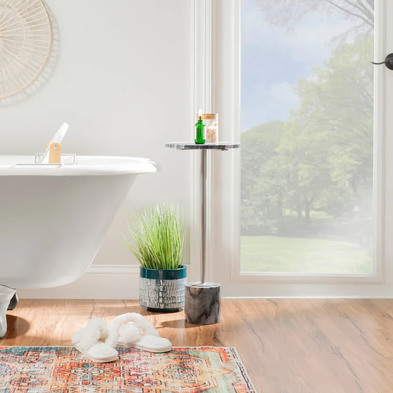 Kendall Glam Marble Drink Table